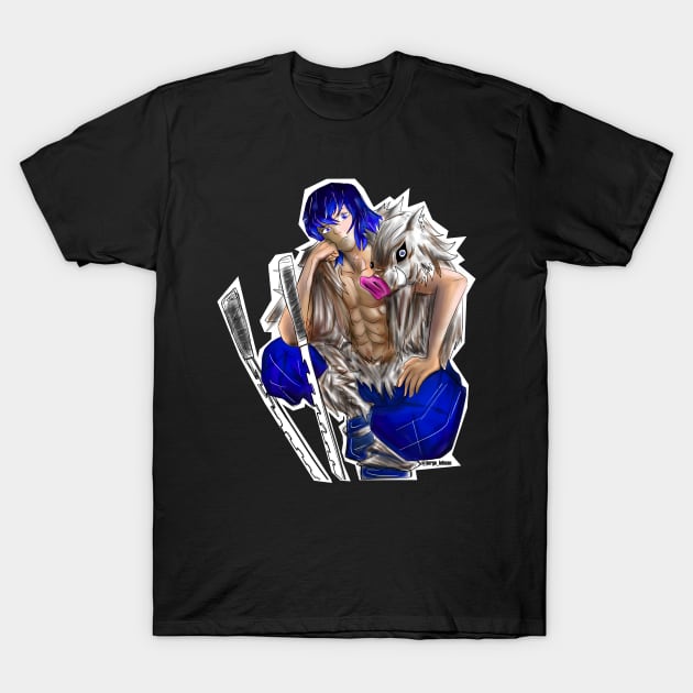 Inosuke, the beast pillar T-Shirt by jorge_lebeau